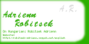 adrienn robitsek business card